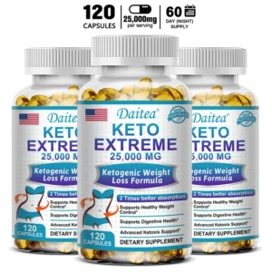 Daitea Keto Supplement 25000mg, 120 capsules
