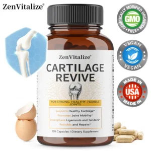 Cartilage Revive with Type II Collagen,D-Glucosamine Sulfate, MSM, Vitamin D3,C