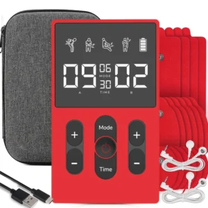 TENS meridian massager EMS multifunctional massager with 12 modes and 36 levels of intensity timed dual channel output massager