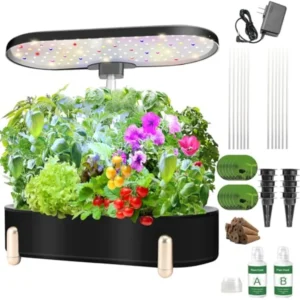 Indoor Garden Hydroponics Growing, Countertop with LED